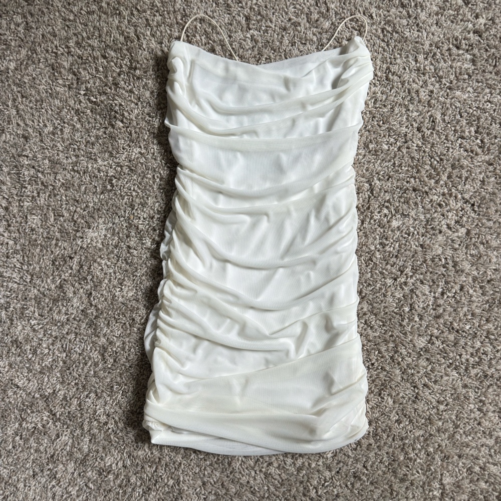 BUNDLE 5/$20 Garage White Spaghetti Strap Dress